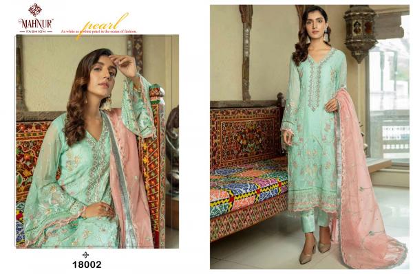 Mahnur Vol 18 Georgette Designer Pakistani Suit Collection